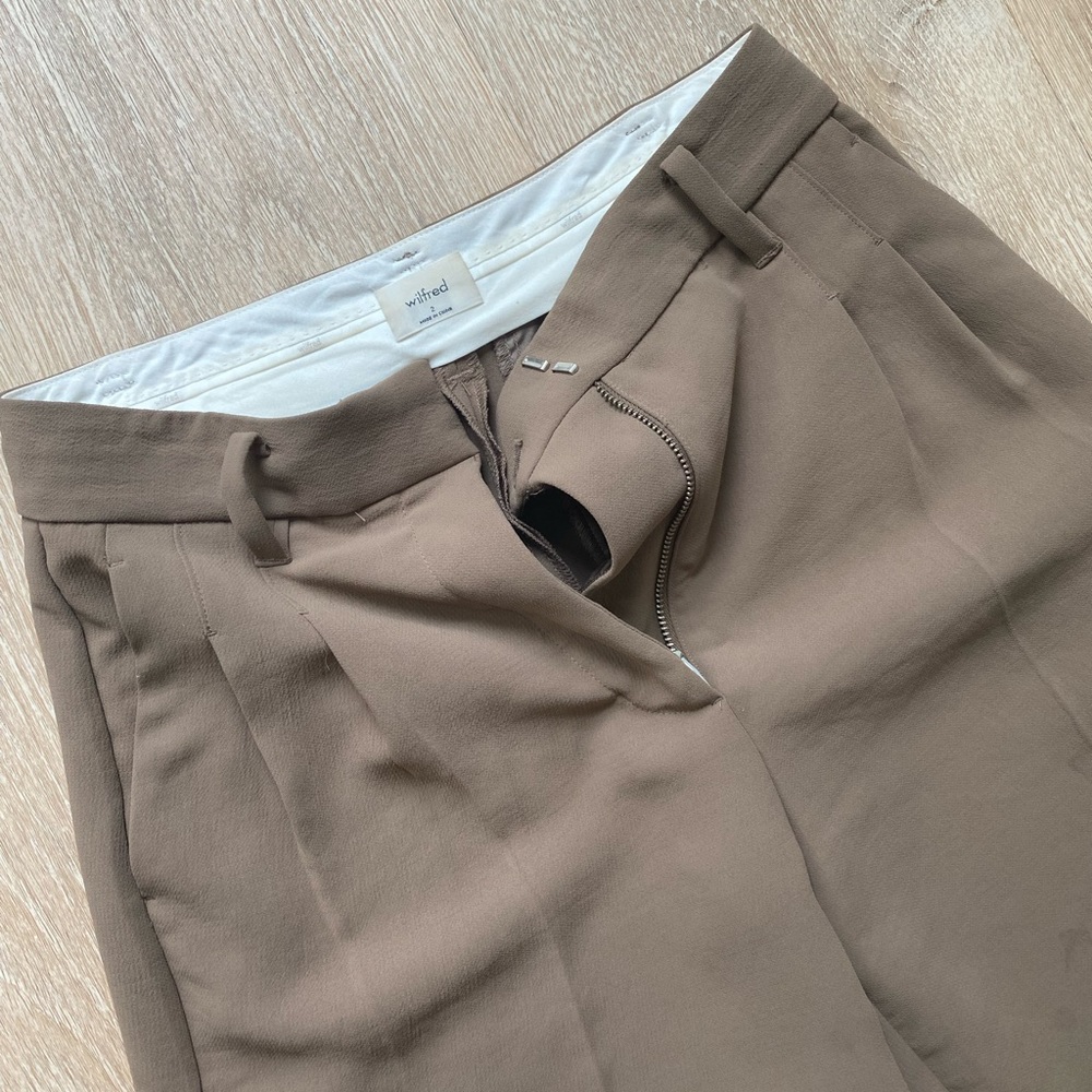 Aritzia Wilfred Brown Trousers